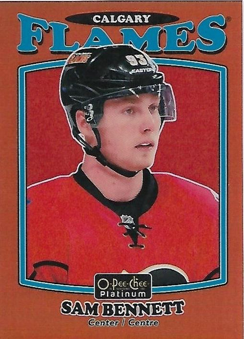 2016-17 OPC O-Pee-Chee Platinum Sam Bennett Retro Orange Rainbow /49 #R-35 CGY