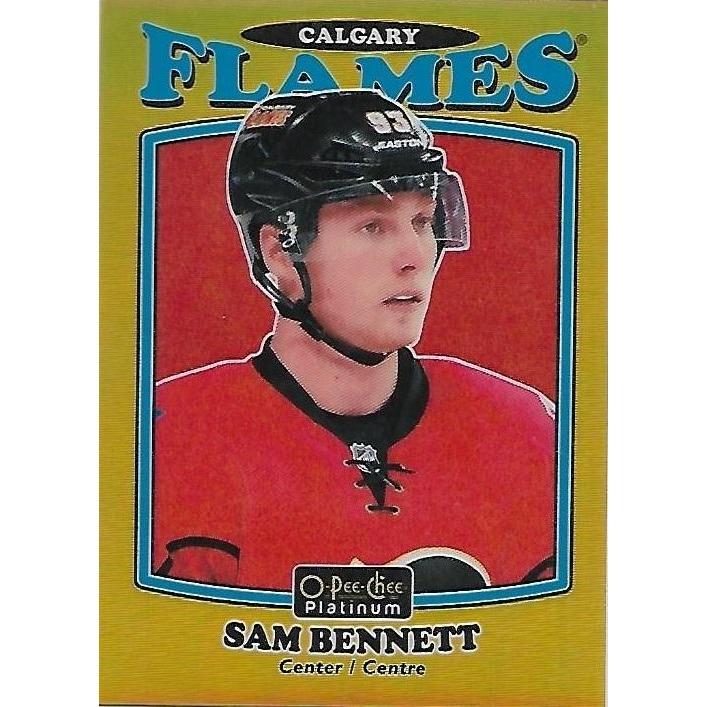 2016-17 OPC O-Pee-Chee Platinum Sam Bennett Retro Gold Rainbow /149 #R-35 CGY