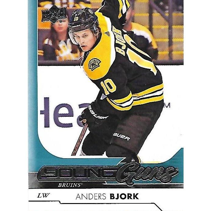 2017-18 Upper Deck Anders Bjork Young Guns Rookie #203 BOS