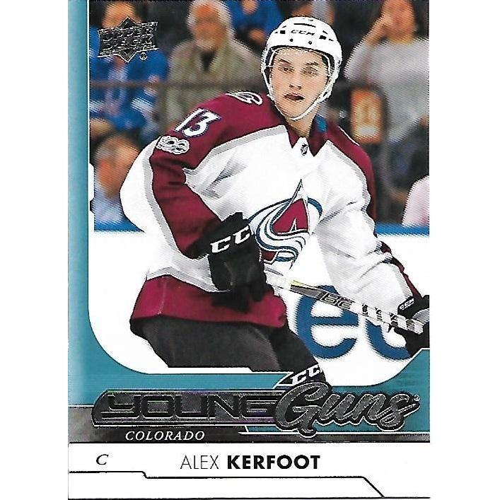 2017-18 Upper Deck Alex Kerfoot Young Guns Rookie #209 COL
