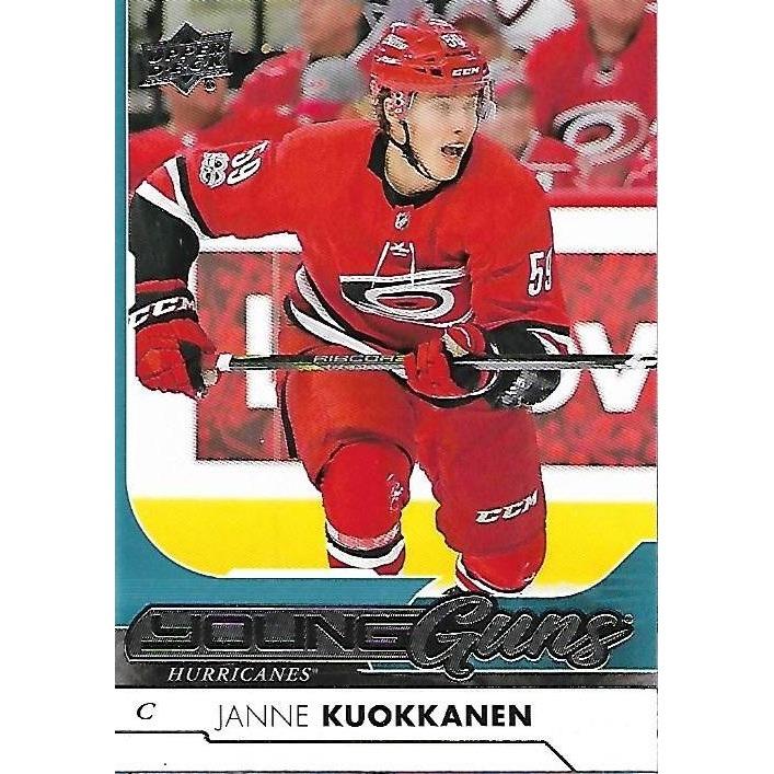 2017-18 Upper Deck Janne Kuokkanen Young Guns Rookie #213 CAR