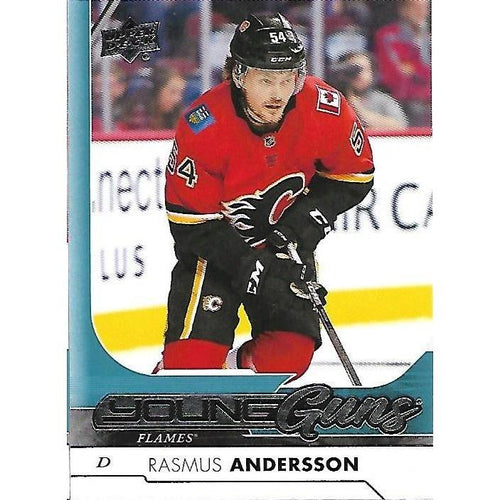 2017-18 Upper Deck Rasmus Andersson Young Guns Rookie #218 CGY