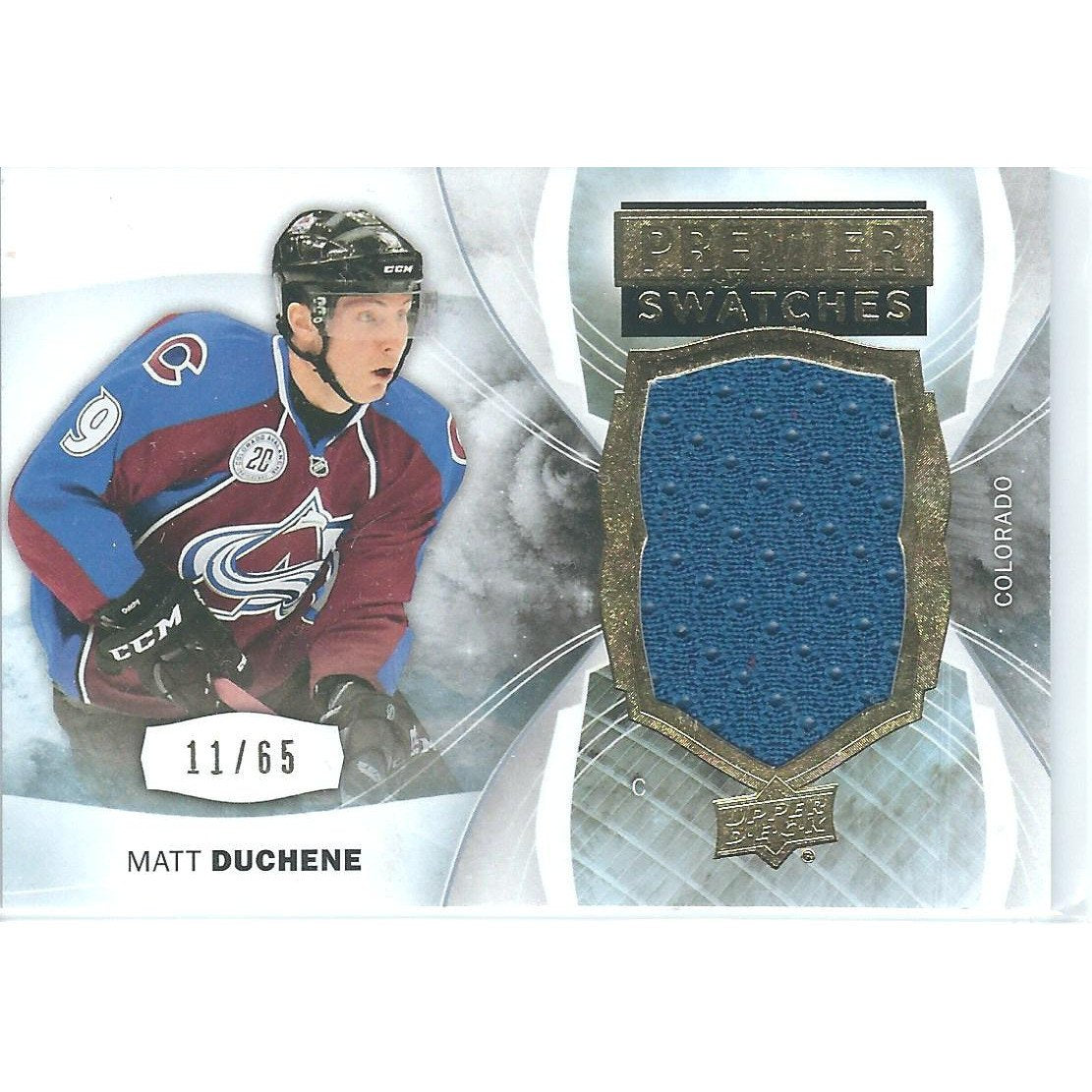 2015-16 Upper Deck Premier Matt Duchene Swatches Jersey /65 BB COL