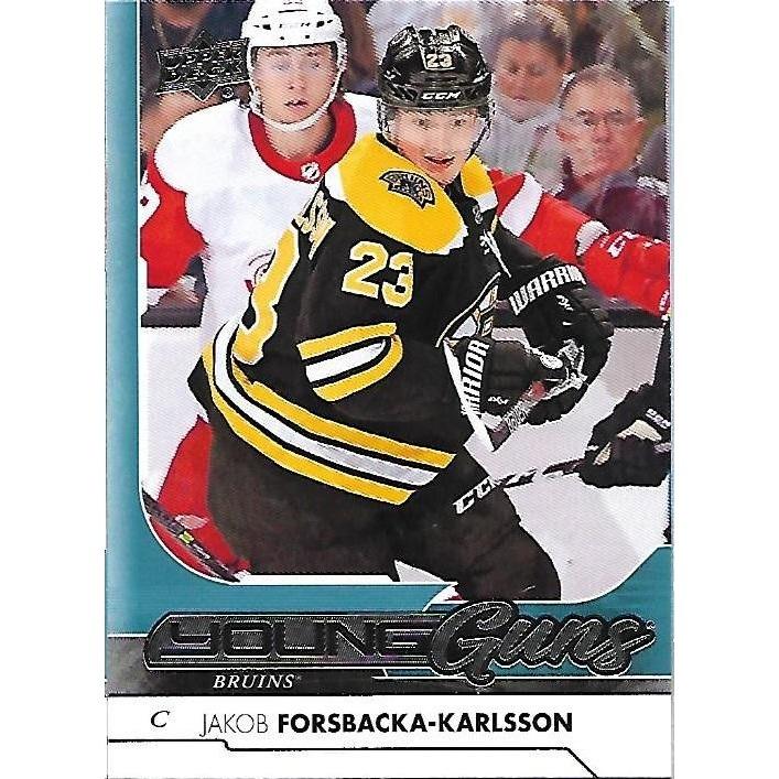 2017-18 Upper Deck Jakob Forsbacka-Karlsson Young Guns Rookie #235 BOS