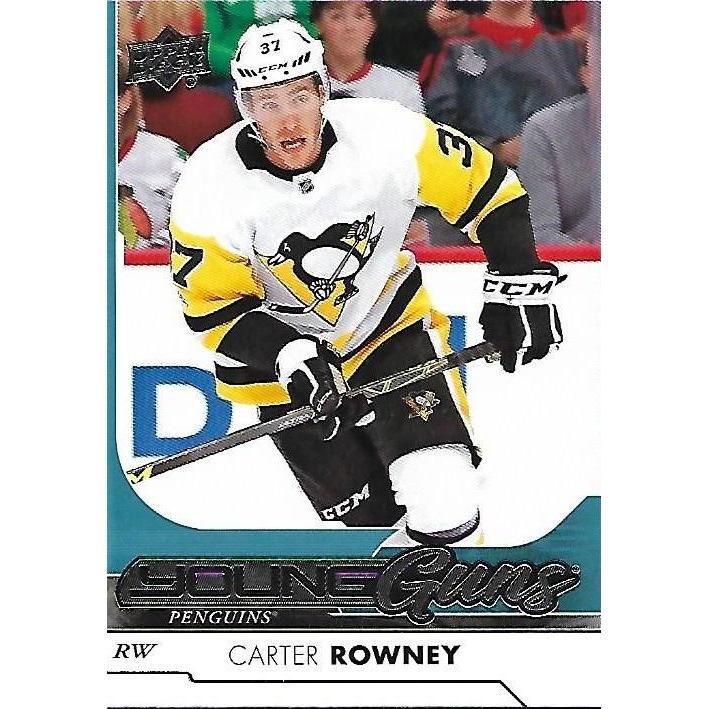 2017-18 Upper Deck Carter Rowney Young Guns Rookie #243 PIT