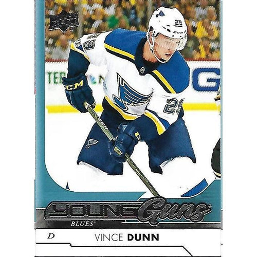 2017-18 Upper Deck Vince Dunn Young Guns Rookie #244 STL