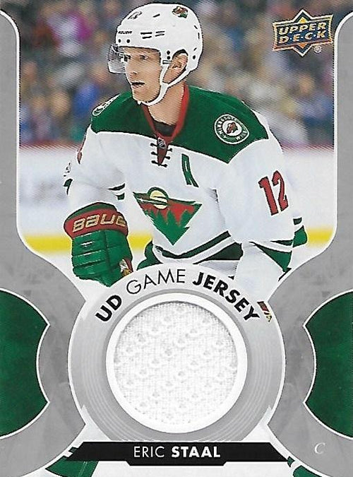2017-18 Upper Deck Eric Staal Game Jersey BB MIN
