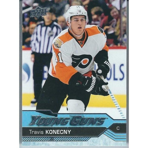 2016-17 Upper Deck Travis Konecny Young Guns Rookie #217 PHI