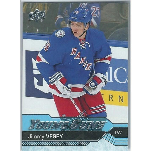 2016-17 Upper Deck Jimmy Vesey Young Guns Rookie #218 NYR