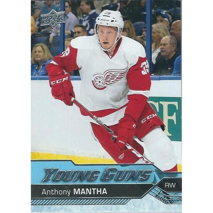 2016-17 Upper Deck Anthony Mantha Young Guns Rookie #213 DET
