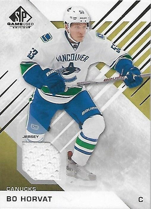 2016-17 SPGU SP Game Used Bo Horvat Jersey BB VAN
