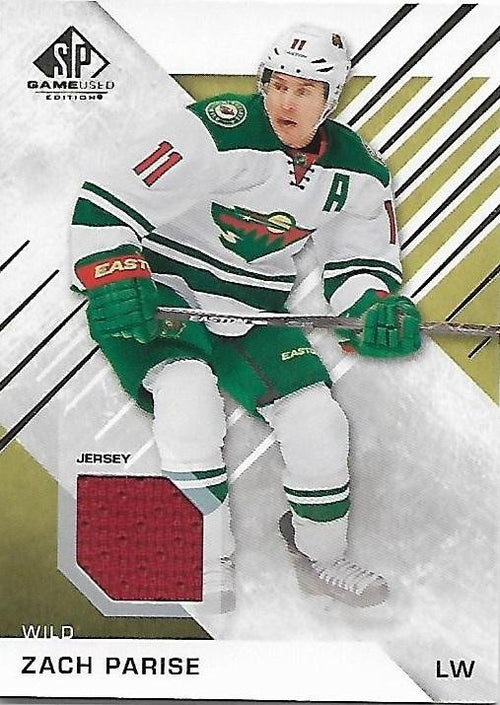 2016-17 SPGU SP Game Used Zach Parise Jersey BB MIN