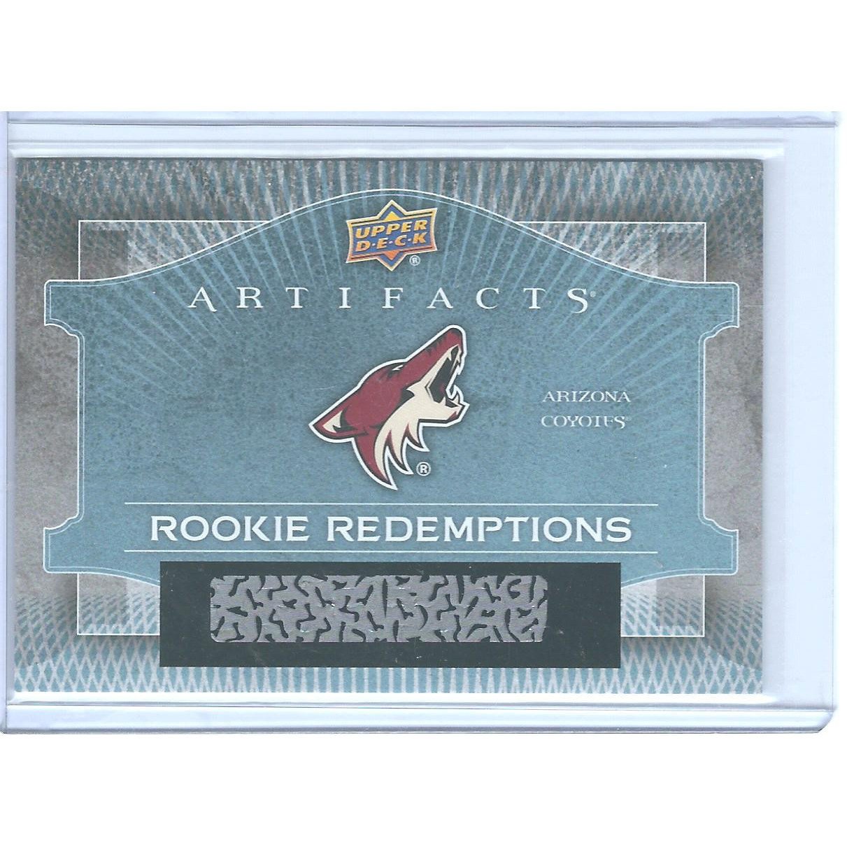 2015-16 Artifacts Max Domi Rookie Redemption Arizona Coyotes /899 ARI