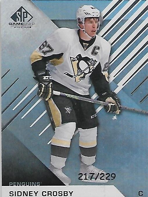 2016-17 SPGU SP Game Used Sidney Crosby Player Age Parallel /229 PIT