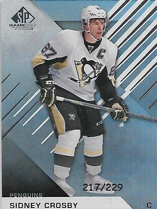 2016-17 SPGU SP Game Used Sidney Crosby Player Age Parallel /229 PIT