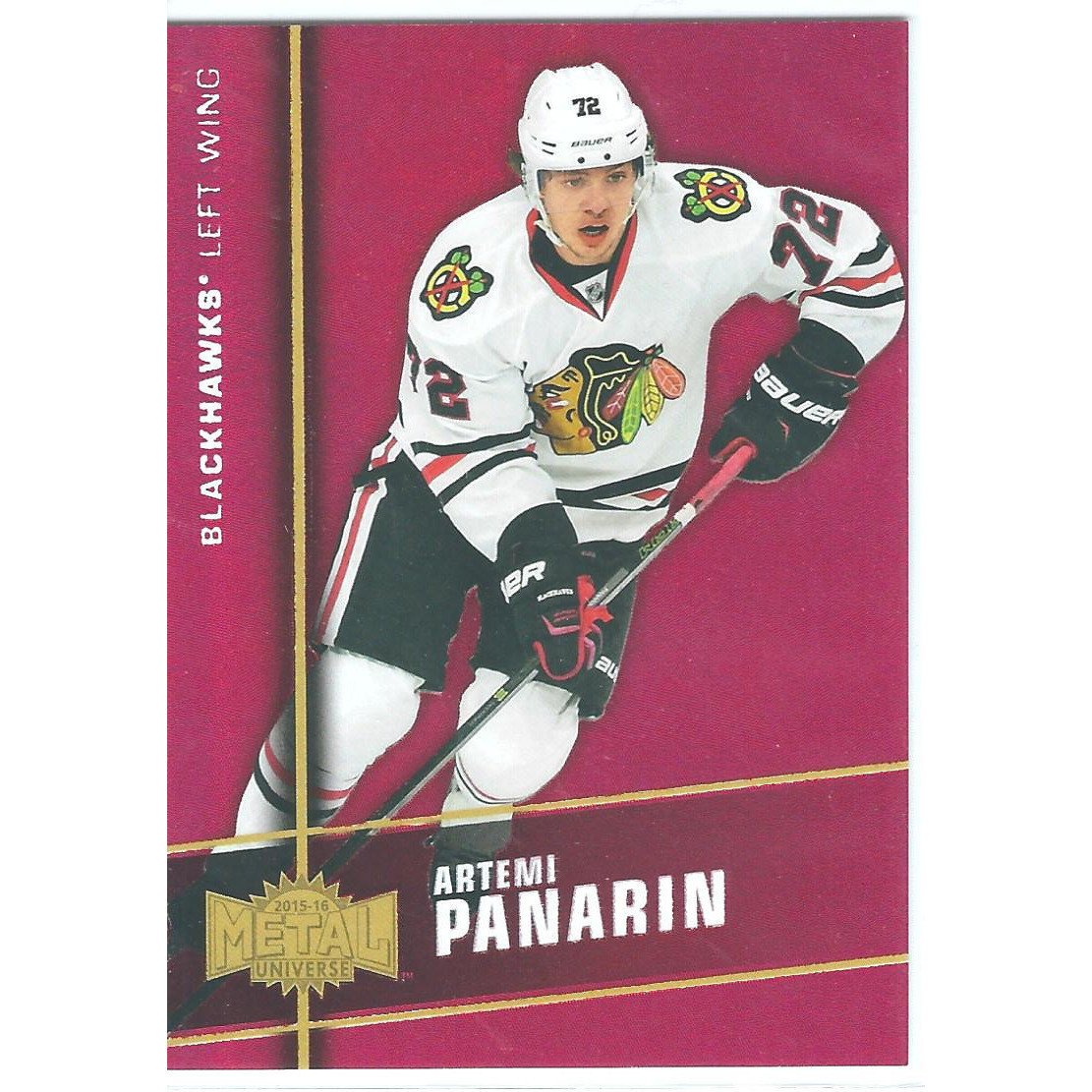 2015-16 Fleer Showcase Artemi Panarin Metal Universe Rookie /150 CHI