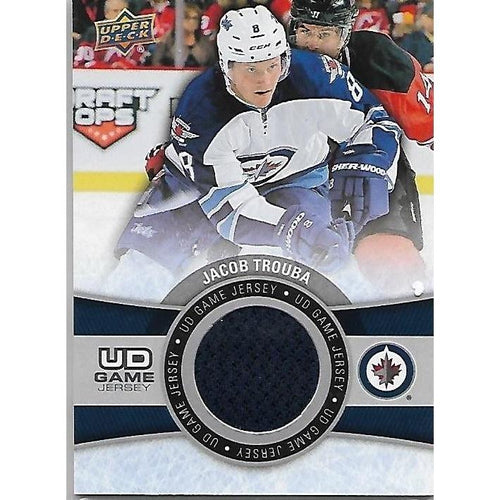 2015-16 Upper Deck Jacob Trouba Game Jersey BB WPG