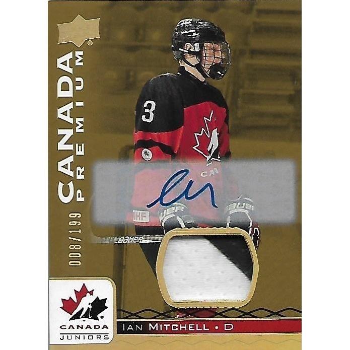 2016-17 Upper Deck Team Canada Ian Mitchell Patch Autograph /199 CHI