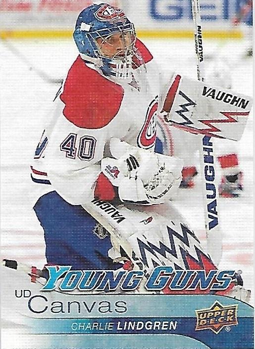 2016-17 Upper Deck Charlie Lindgren Canvas Young Guns Rookie #C104 MTL