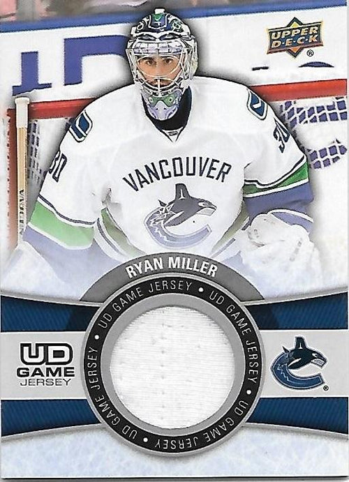2015-16 Upper Deck Ryan Miller Game Jersey BB VAN