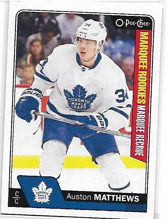2016-17 OPC O-Pee-Chee Auston Matthews Marquee Rookie #694 TOR