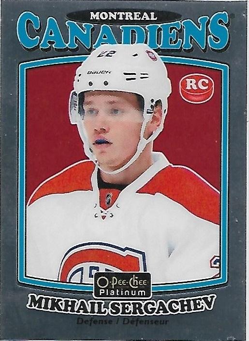 2016-17 OPC O-Pee-Chee Platinum Mikhail Sergachev Retro Rookie #R-74 MTL