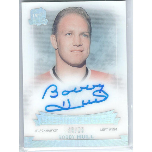 2015-16 The Cup Enshrinements Bob by Hull Autograph /25 CHI