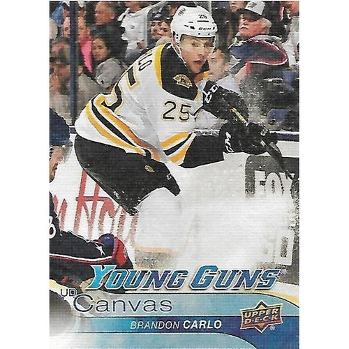 2016-17 Upper Deck Brandon Carlo Young Guns Canvas Rookie #C97 BOS