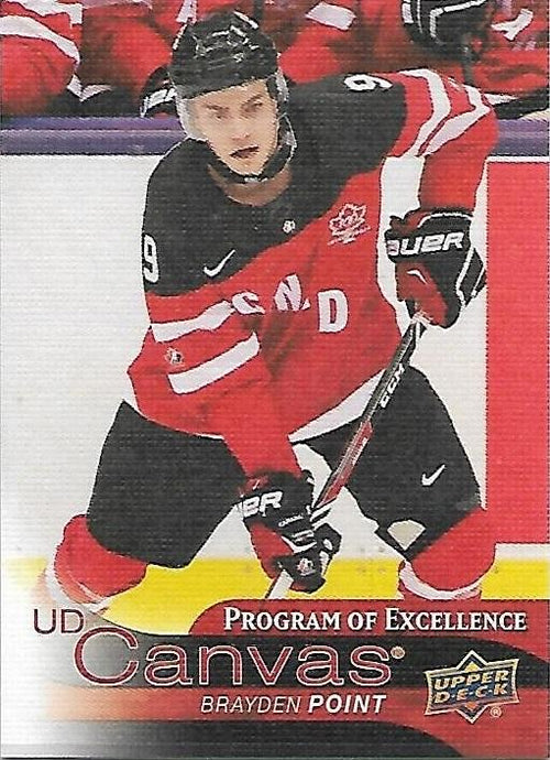 2016-17 Upper Deck Brayden Point Program of Excellence Team Canada Rookie Canvas TBL
