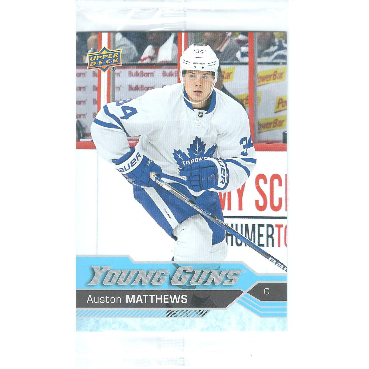 2016-17 Upper Deck Auston Matthews Jumbo OVERSIZED Young Guns TOR