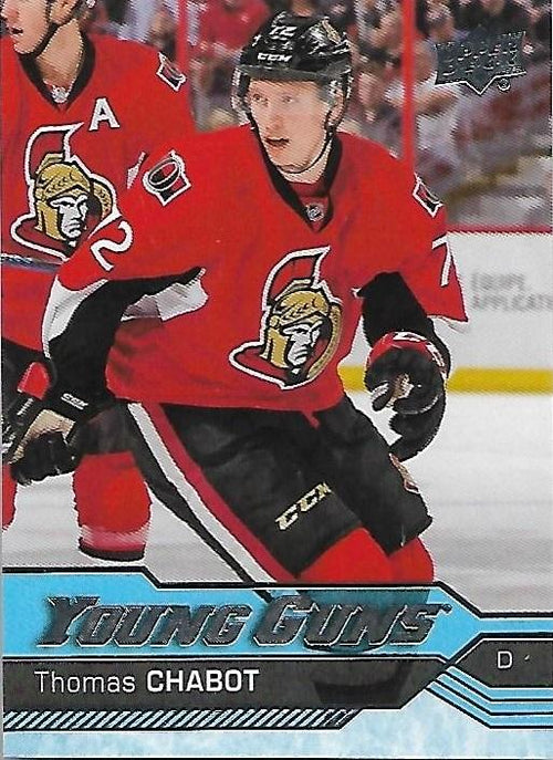 2016-17 Upper Deck Thomas Chabot Young Guns Rookie #488 OTT