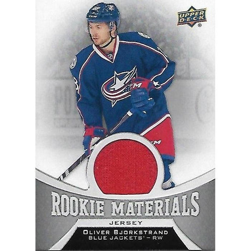 2016-17 Upper Deck Oliver Bjorkstrand Rookie Materials Jersey BB CLB