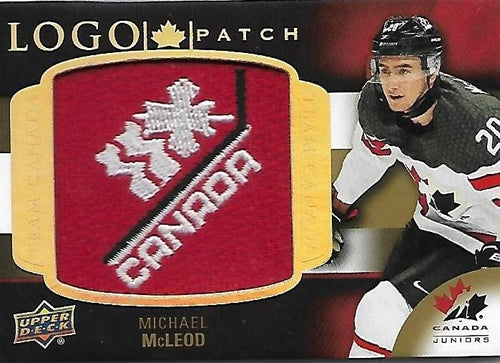2016-17 Upper Deck Team Canada Michael McLeod Logo Patch NJD
