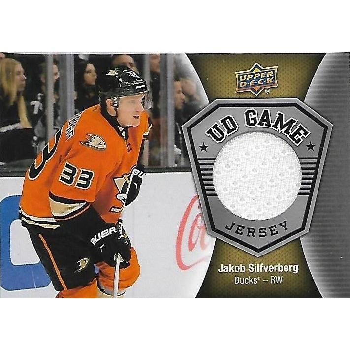 2016-17 Upper Deck Jakob Silfverberg Game Jersey BB ANA