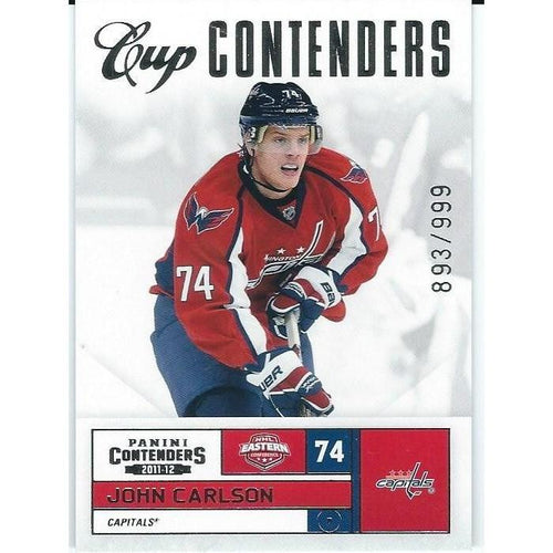 2011-12 Panini Contenders John Carlson Cup Contenders /999 WSH