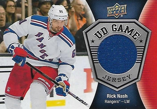 2016-17 Upper Deck Rick Nash Game Jersey BB NYR