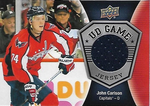 2016-17 Upper Deck John Carlson Game Jersey BB WSH