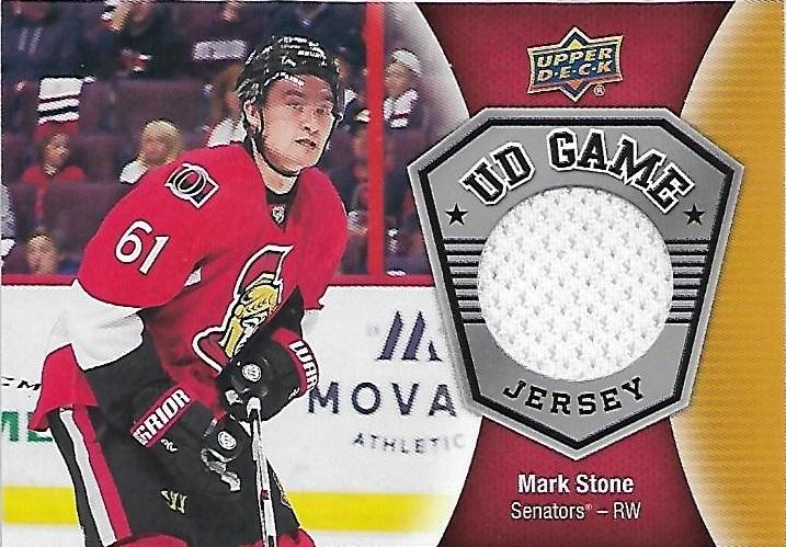 2016-17 Upper Deck Mark Stone Game Jersey BB OTT