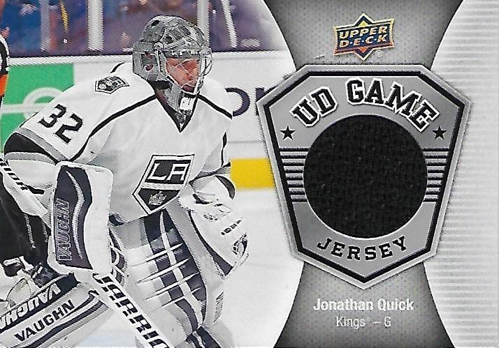 2016-17 Upper Deck Jonathan Quick Game Jersey BB LAK