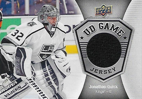 2016-17 Upper Deck Jonathan Quick Game Jersey BB LAK