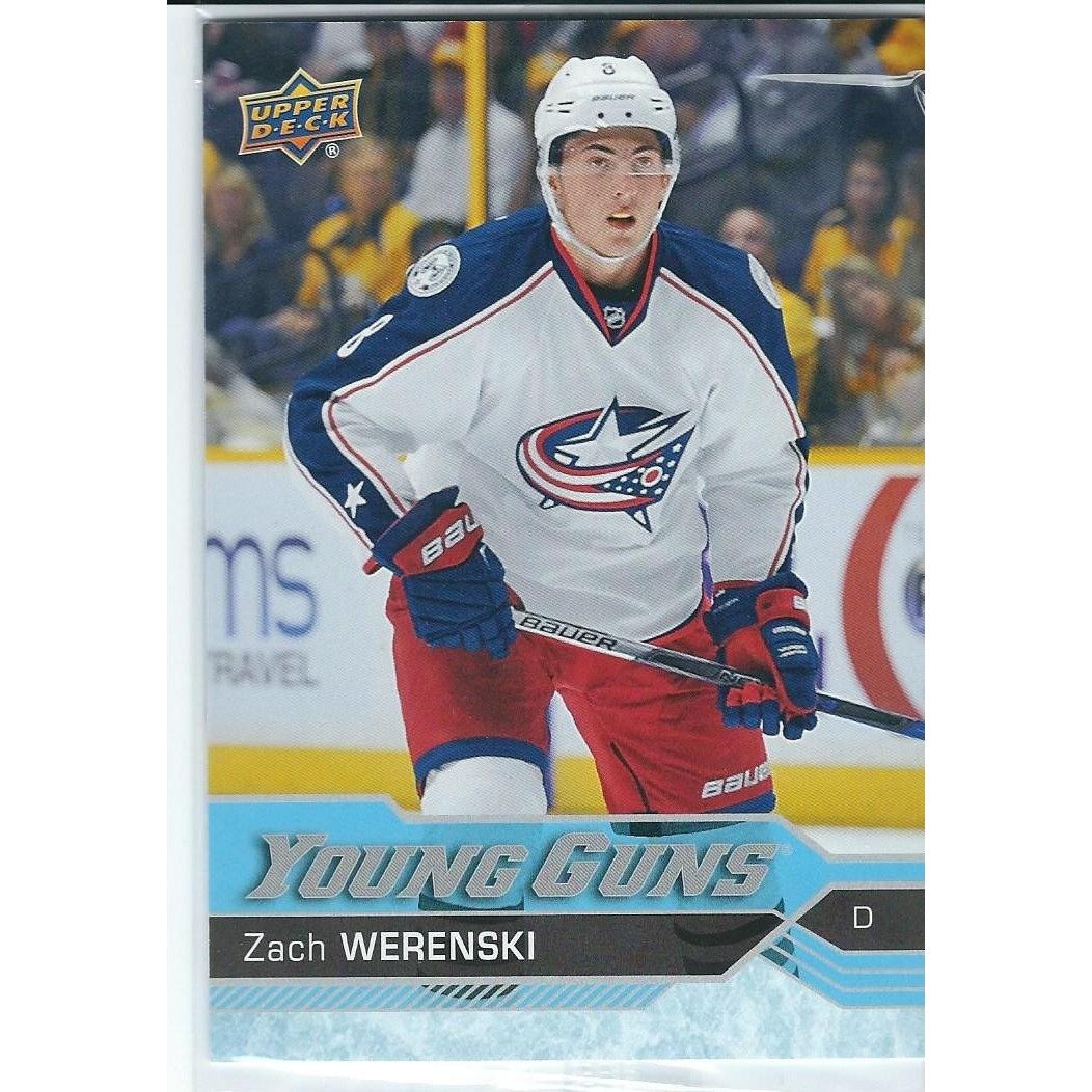 2016-17 Upper Deck Zach Werenski Jumbo OVERSIZED Young Guns Rookie CLB