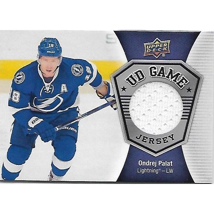 2016-17 Upper Deck Ondrej Palat Game Jersey BB TBL