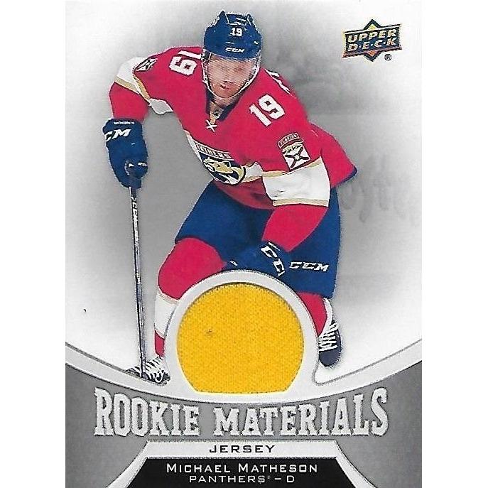 2016-17 Upper Deck Michael Matheson Rookie Materials Jersey BB FLA