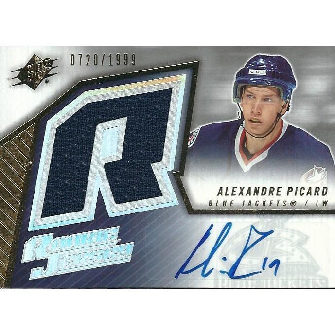2005-06 Upper Deck SPx Alexandre Picard Rookie Jersey Autograph /1999 #228 BB CLB