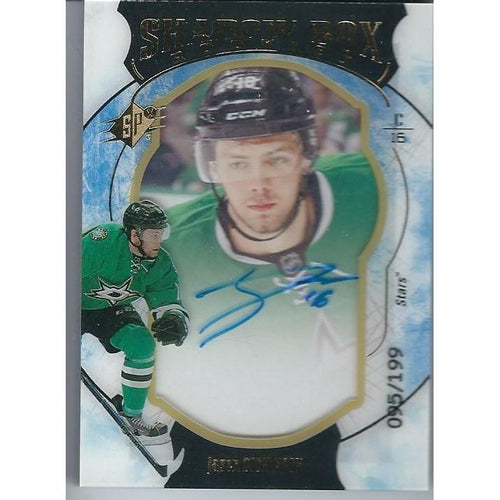 2016-17 Upper Deck SPx Jason Dickinson Shadow Box Rookie Autograph /199 DAL