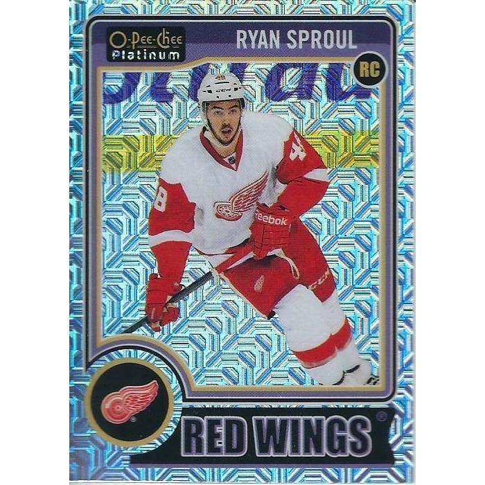2014-15 OPC O-Pee-Chee Platinum Ryan Sproul Traxx Rookie #170 DET