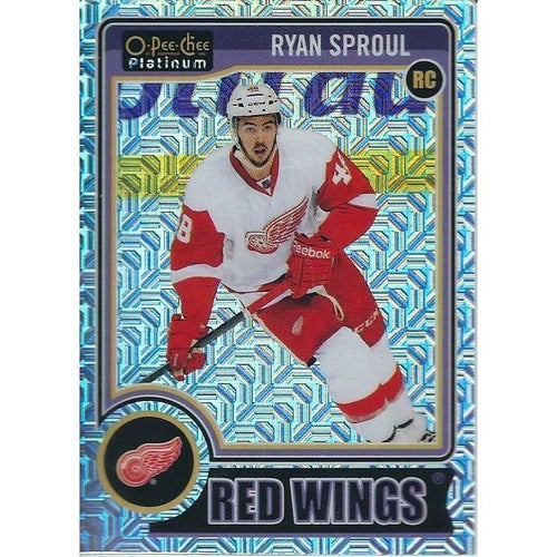 2014-15 OPC O-Pee-Chee Platinum Ryan Sproul Traxx Rookie #170 DET