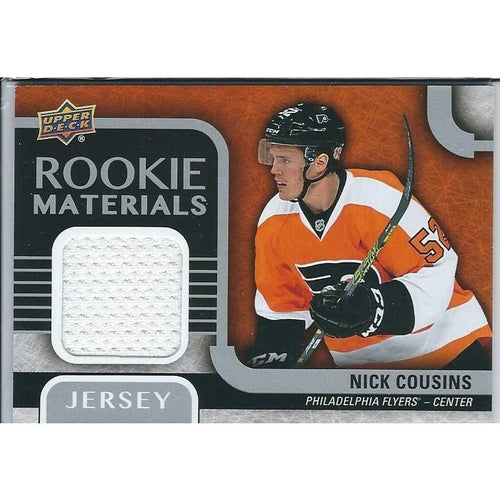 2015-16 Upper Deck Nick Cousins Rookie Materials Jersey BB PHI