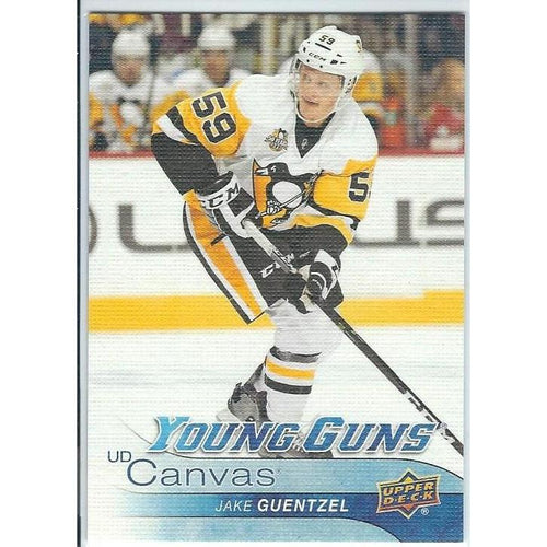 2016-17 Upper Deck Jake Guentzel Young Guns Canvas Rookie #C235 PIT