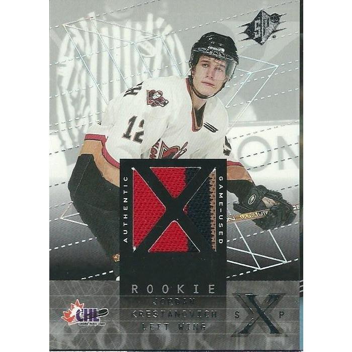 1999-00 Upper Deck SPx Jordan Krestanovich Rookie Jersey BB COL